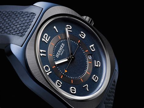 hermes h08 blue watch